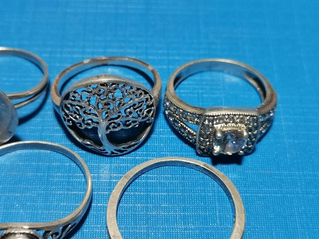 Rings VARIOUS 925 SILVER RINGS AND THINGS FOR 1 BID. PROBLEM FREE