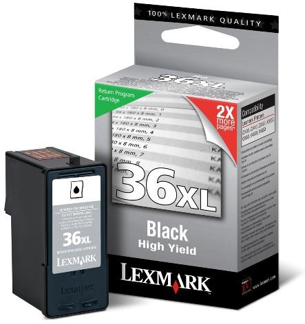 Ink Cartridges - Lexmark # 36 XL Black Ink Cartridge was sold for R338 ...