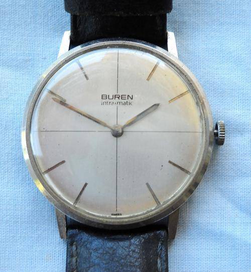 Men's Watches BUREN INTRAMATIC MENS WATCHWORKINGSTAINLESS STEEL