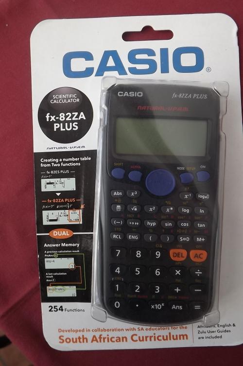 Casio Scientific Fx 82za Plus Calculator With 254 Functions New - 