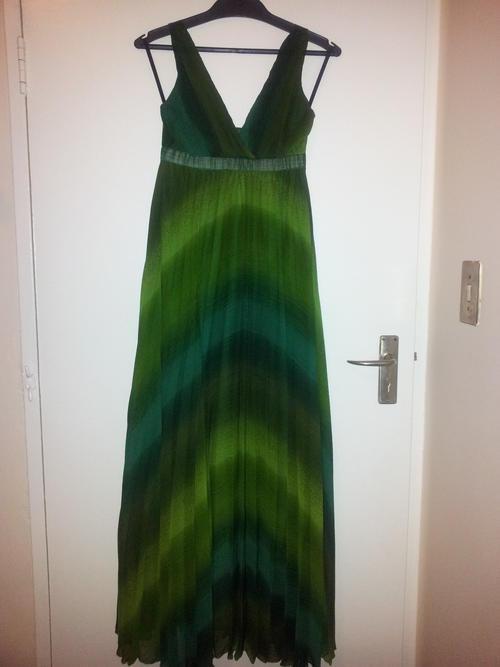 Formal Dresses Truworths Green Tye Dye Pleated Maxi