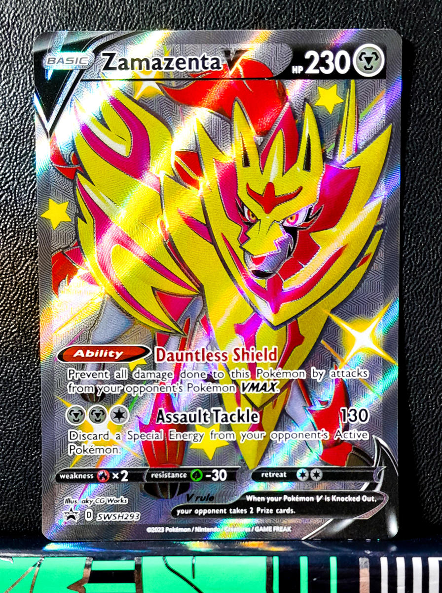 Trading Cards - Pokemon Card - Zamazenta V SWSH293 - Black Star Promo ...