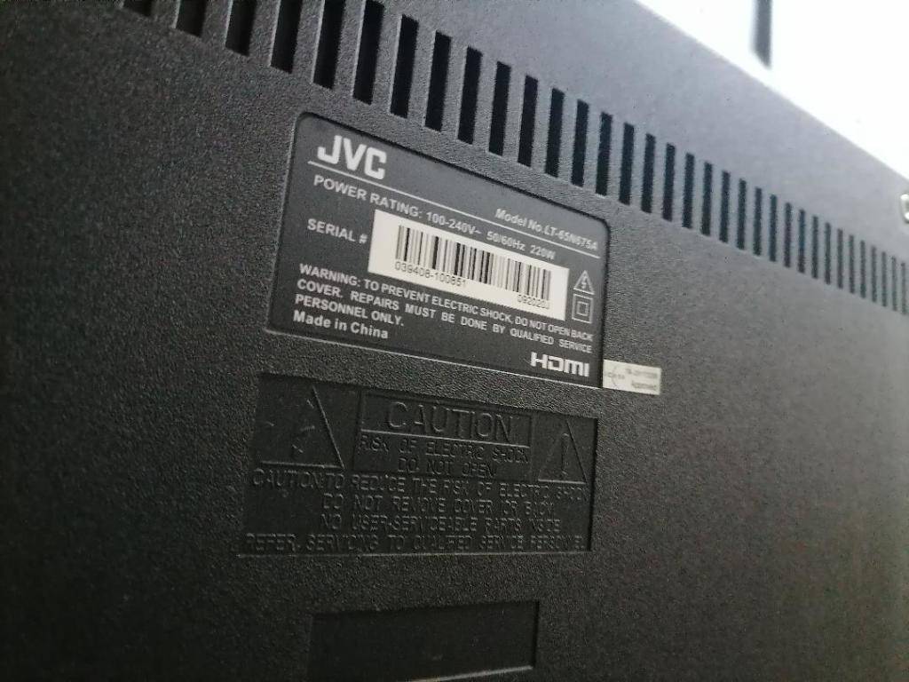 Televisions - JVC LT65N675U 65 UHD SMART LED TV WITH REMOTE was sold ...