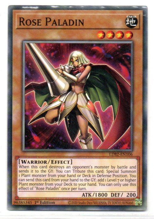 Trading Cards - Yu-Gi-Oh! - Rose Paladin - 1st Ed/Common - Legendary ...