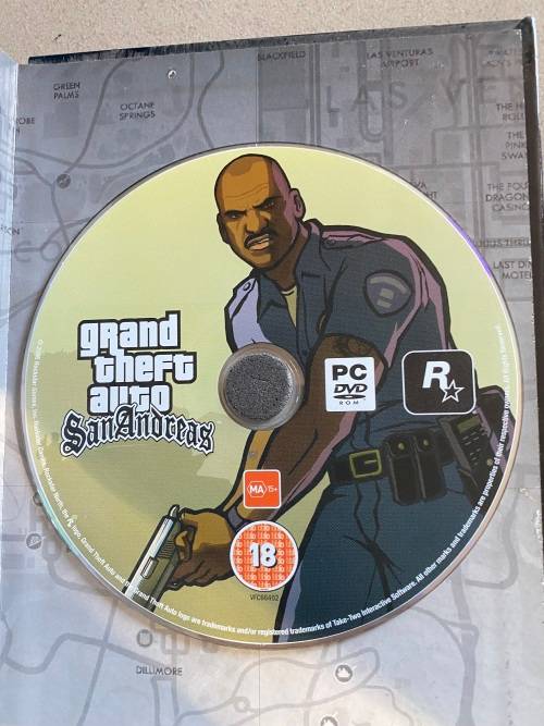 Games - Grant Theft Auto San Andreas - Book with disc - GTA for sale in ...