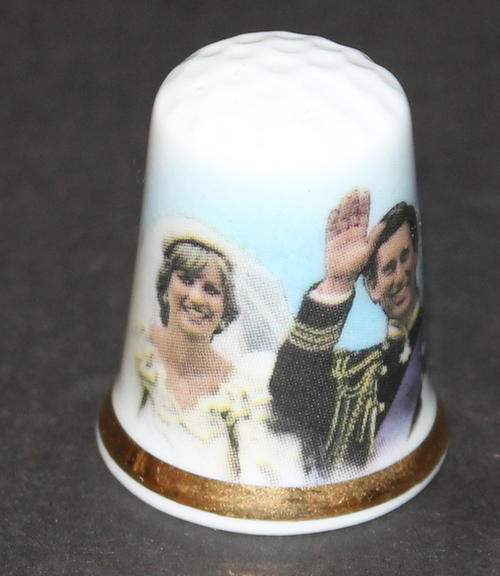 Thimble - Prince Charles and Princess Diana Wedding