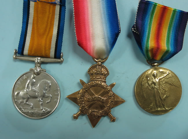 WW1 Trio medals