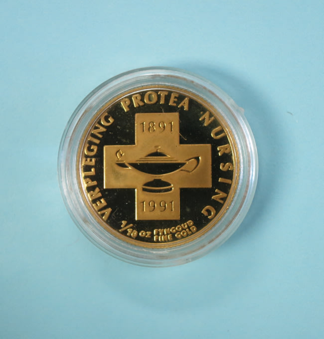 protea gold coin 1/10