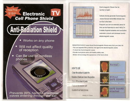Cell Phone Anti-Radiation Shield