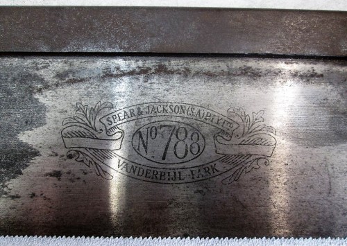 Vintage Spear & Jackson No 788 Vanderbijl Park Saw + Wood Sheath - 34cm/9cm