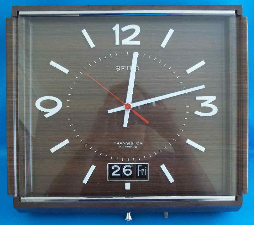 Cuckoo & Wall Clocks - FANTASTIC VINTAGE SEIKO TRANSISTOR 5 JEWELS WALL  CLOCK IN PERFECT WORKING ORDER!!! - 32cm/35cm/8cm was sold for  on  18 Aug at 16:01 by Grenhilda in Newcastle (ID:109228006)