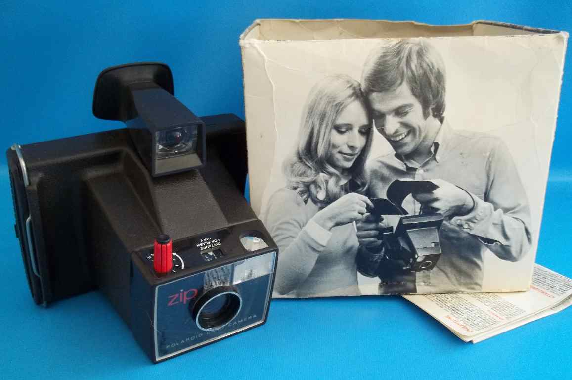 Vintage Polaroid Zip Land Camera