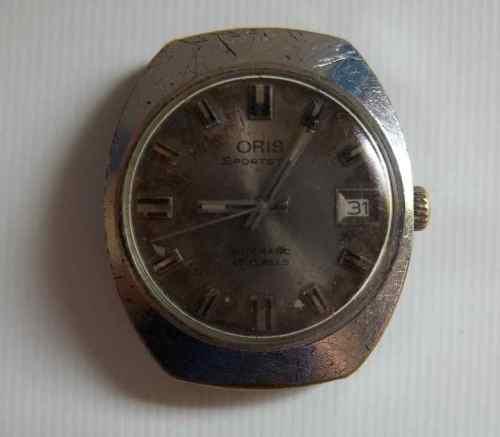 Rare Swiss Oris Sportstar 25 Jewel Automatic Watch Working But Cosmetically Worn