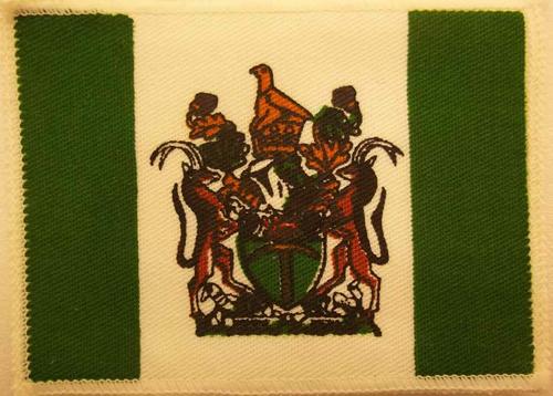 Old Rhodesia Flag Cloth Patch - 9,5cm/7cm