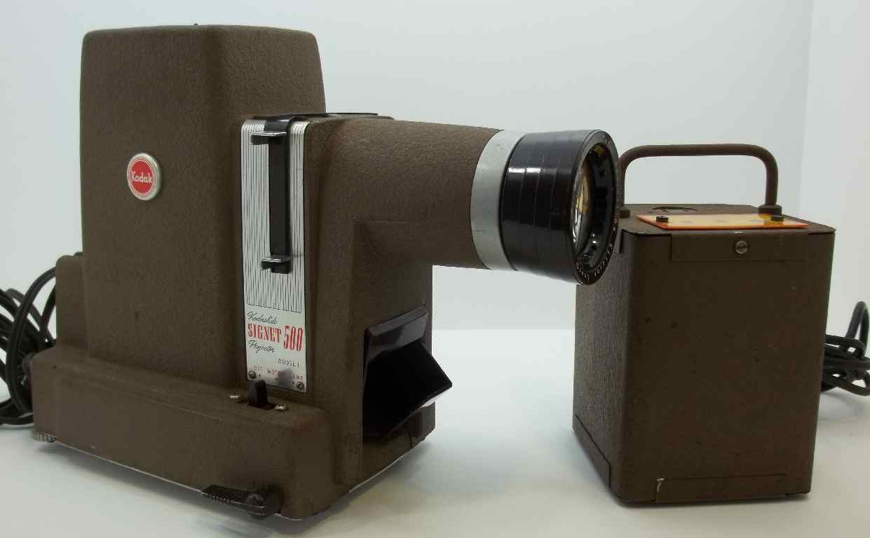 Kodaslide Signet 300 Projector Model A + Kodak Cine Autotransformer, 110V