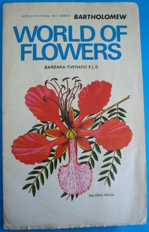 Bartholomew World Of Flowers - Barbara Everard - World Pictorial Map Series - 100cm/76cm