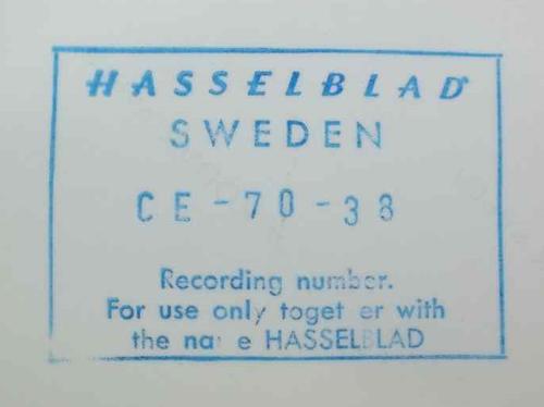 A UNIQUE CHANCE TO OWN AN ORIGINAL PHOTOGRAPH TAKEN IN SPACE! - PRE-1981 (HASSELBLAD CAMERA, SWEDEN)