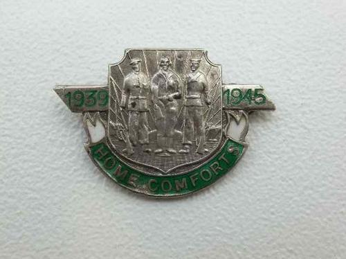 Australian 1939-1945 Sterling Silver Enamelled Home Comforts Badge, By SAM -3,4cm/2,3cm