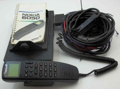 Vintage Nokia 6050 Car Phone + Instructions, Good Condition But Not Tested