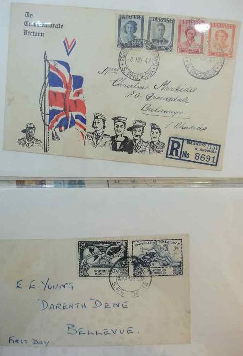 Fantastic Comprehensive Collectors Album Of 80 Rhodesia/Zimbabwe First Day Covers!!!