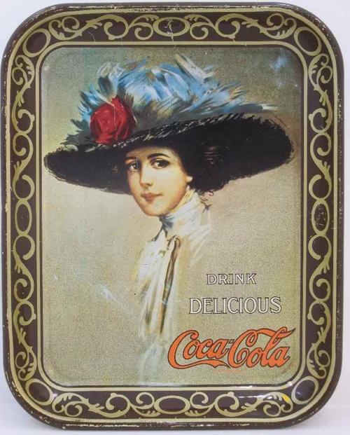 Gorgeous Genuine Vintage Coca-Cola Tray ~ 34cm/27cm/3cm