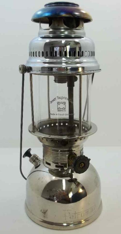 STUNNING! Petromax Made In Germany 523/500CP Super Lantern ~ Almost MINT!!! (Plus Oil Can)