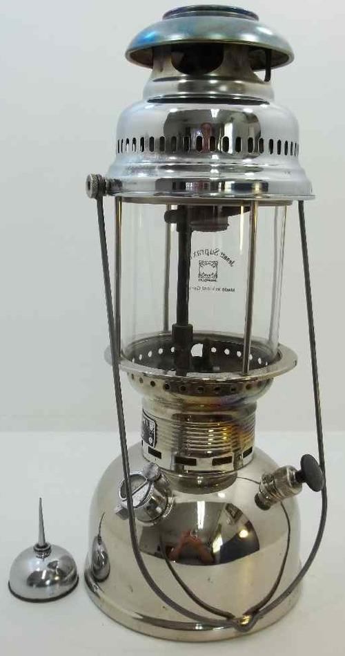 STUNNING! Petromax Made In Germany 523/500CP Super Lantern ~ Almost MINT!!! (Plus Oil Can)