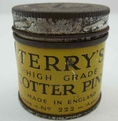 Terry's Cotter Pins Tin - 5,5cm/5cm