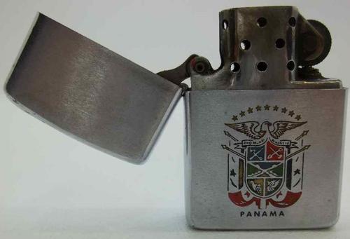 Chrome Zippo Lighter "Panama" - No Spark