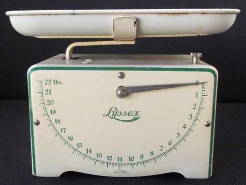 Vintage Lyssex Swiss Made Kitchen Scale
