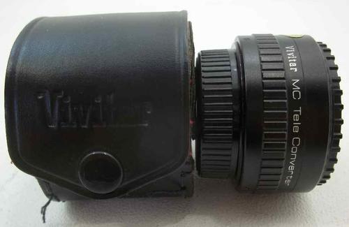 Vivitar MC Tele Converter 2X-1 + Case