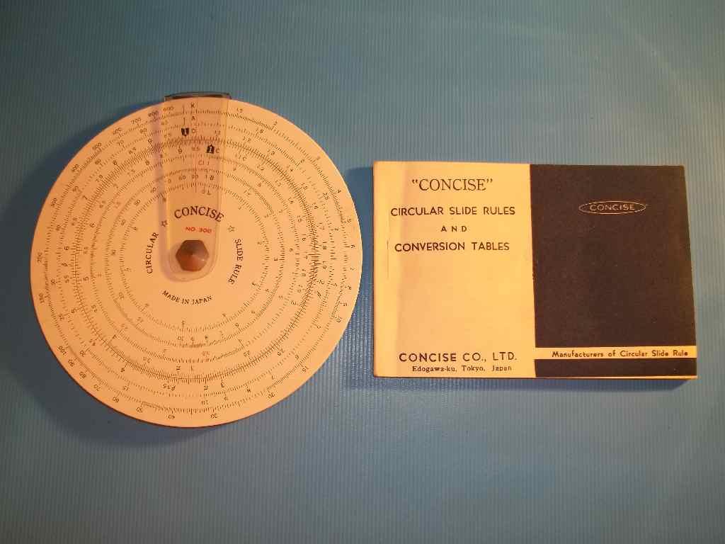 Tools Concise Circular Slide Rule Conversion Tables Excellent   2018976 110831193116 009.JPG