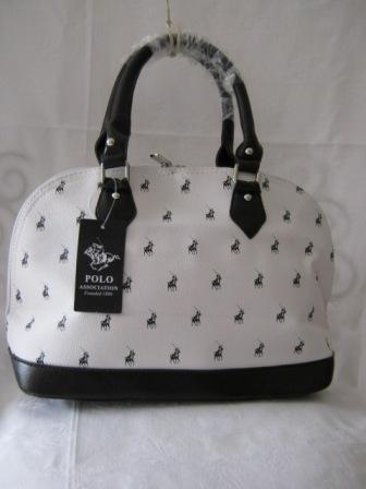 white polo purse