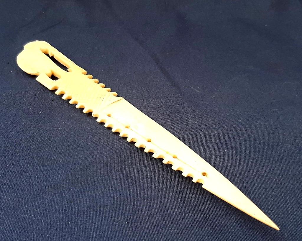 Other Antiques & Collectables - HANDCARVED BONE LETTER OPENER was sold ...