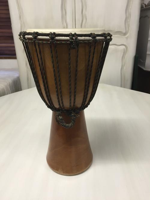 Hand mad African drum