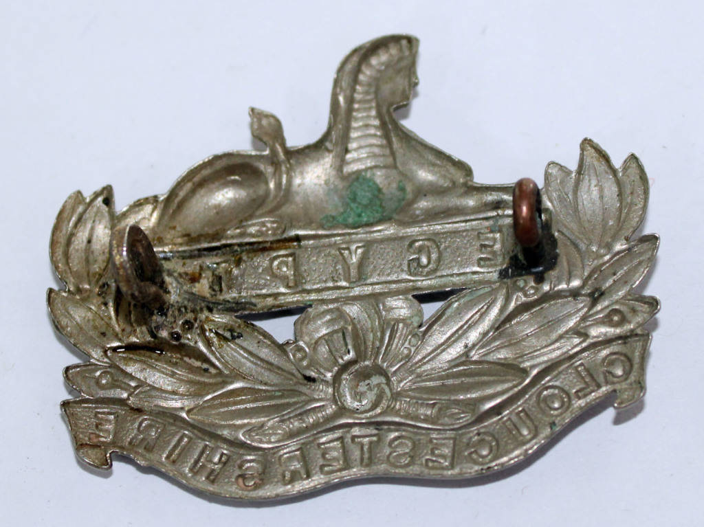 International Badges & Insignia Gloucester Regiment Cap badge for