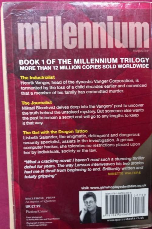 Thriller & Adventure Stieg Larsson`s Millennium Series (3 Book Set)