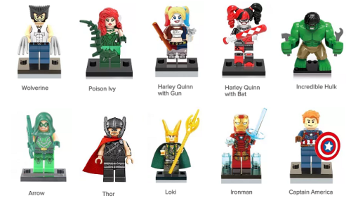 Lego -compatible minifigures