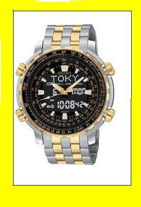 Men's Watches - Seiko SNJ 018 Flight Deck Chrono- 2 tone!!!!!1 was sold for  R1, on 4 Nov at 21:31 by Banker1 in Johannesburg (ID:16885455)