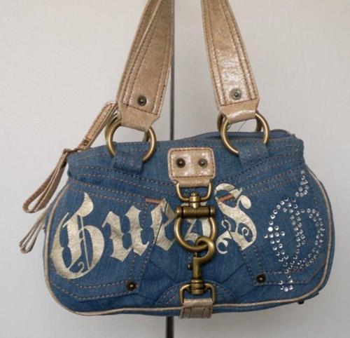 guess denim handbags