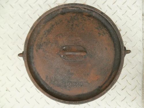 Potjie - LEGENDARY RARE *FALKIRK* NO 6 CAST IRON BAKE POT was sold for ...