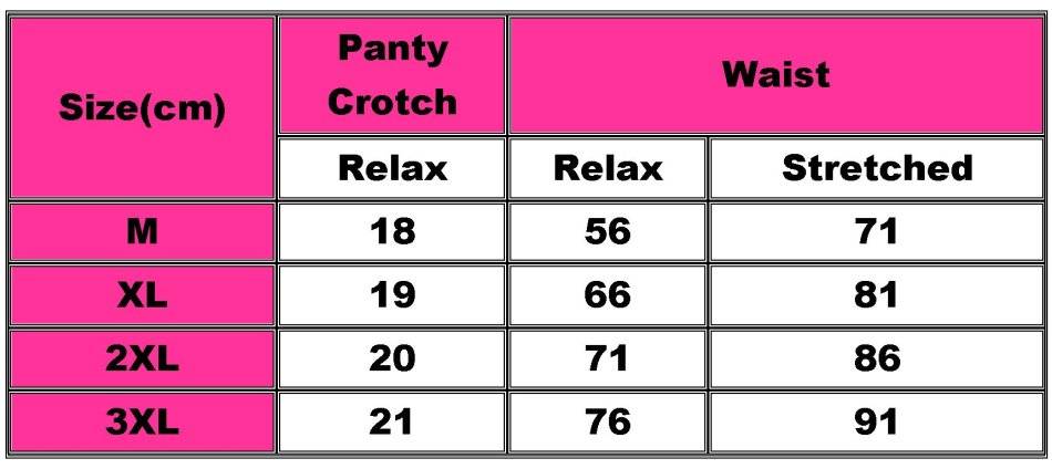Panties size. Panty size- 8/9.