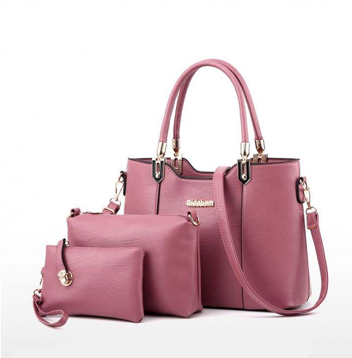 Handbags Bags Women S Three Piece Handbag Sets Light Pink Was Women S Three Piece Handbag Sets Light Pink