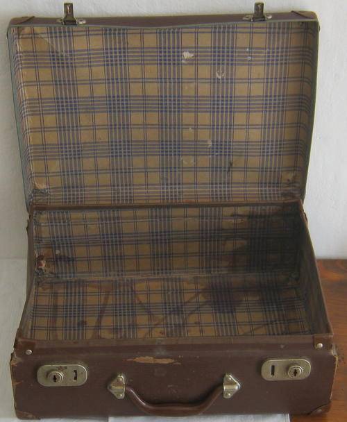 Other Antiques & Collectables TWO OLD SCHOOL SUITCASES was sold for
