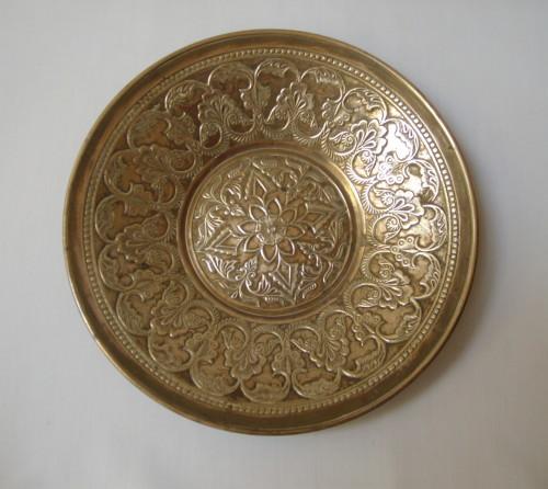 Brass - VINTAGE INDIAN BRASS 20cm WALL PLATE was listed for R125.00 on ...