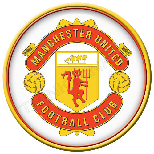 Soccer - Manchester United Football Club - Round Classic Metal Sign was ...