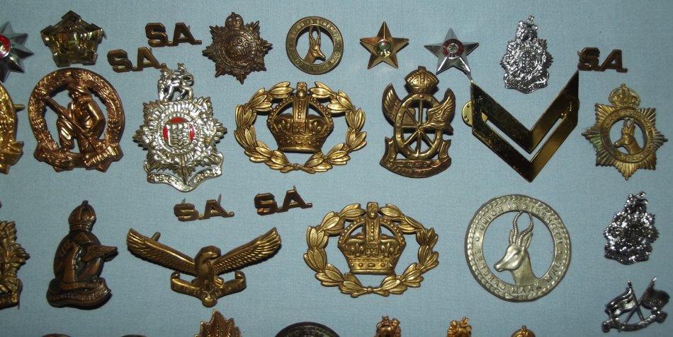 South African Army - Collection Of 100 South African Military Badges 