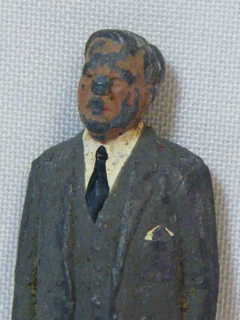 Vintage Prime Minister Dr Hendrik Verwoerd lead figurine - very scarce