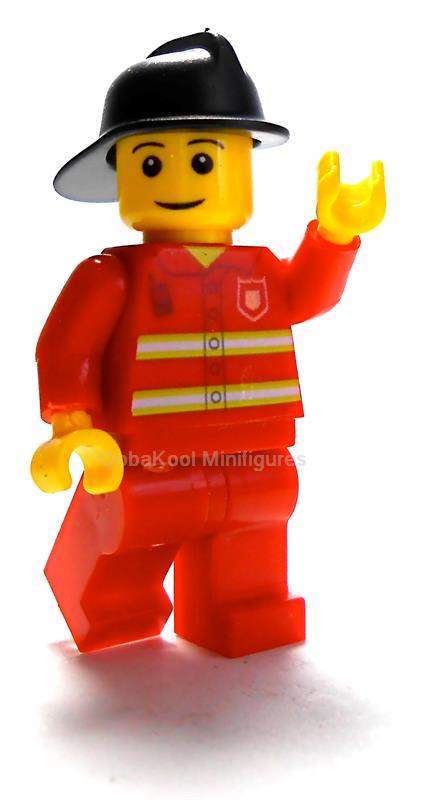 FIREMAN / CITY SERIES / FrickenLacker Minifigure LEGO MINI FIGURE STYLE