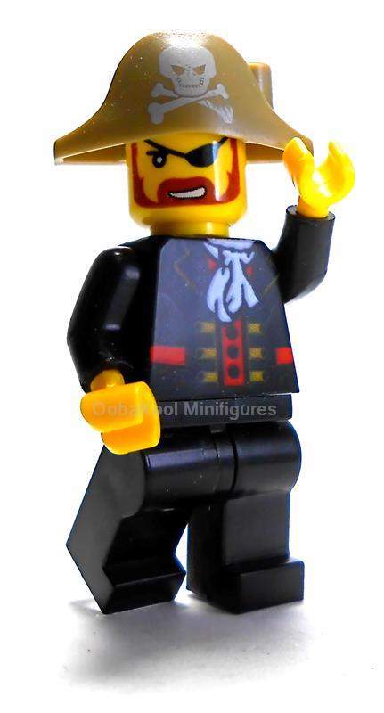 CAPTAIN / PIRATE SERIES / FrickenLacker Minifigure LEGO MINI FIGURE STYLE